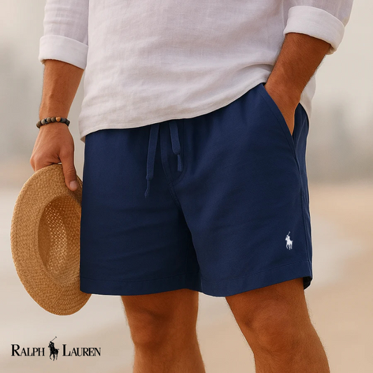 R L | Heritage Linen Capri Shorts