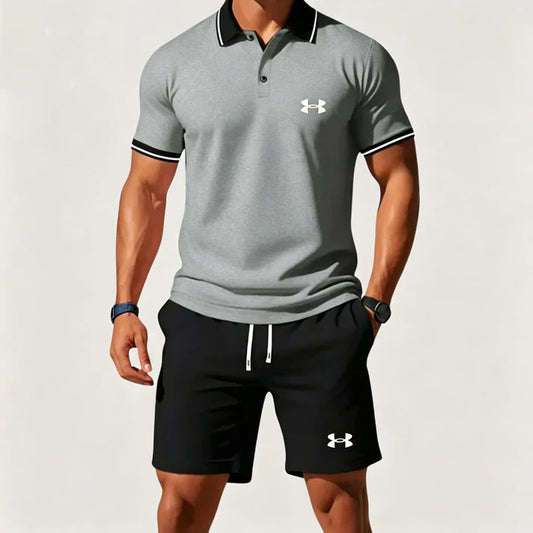 Under Armour Casual Short-Sleeve Polo and Shorts Set