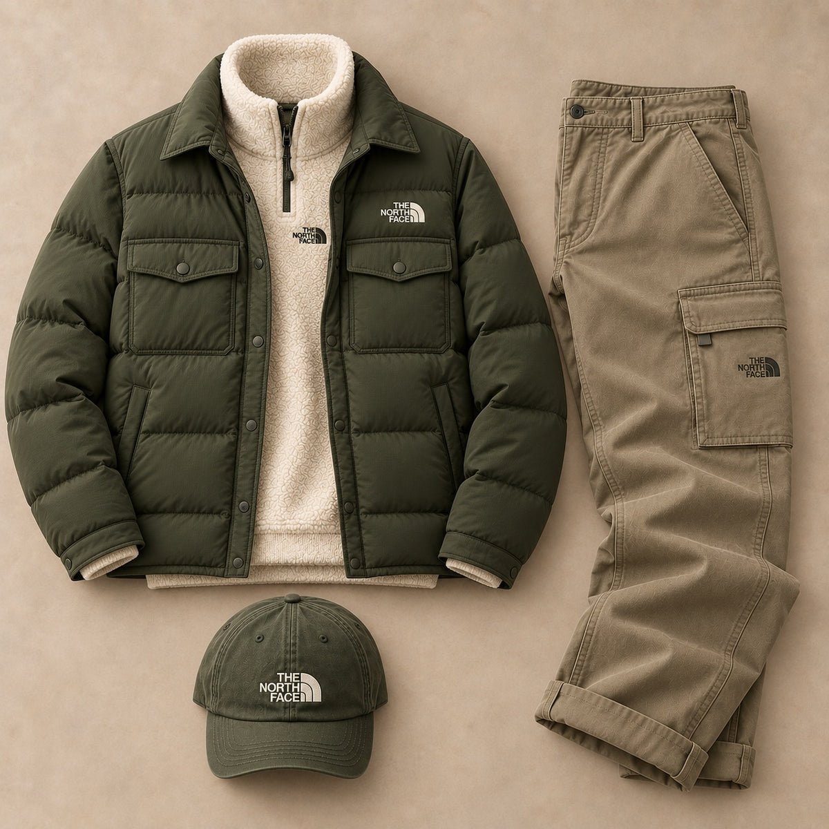 North Face Winter Overshirt 4-Piece Set
