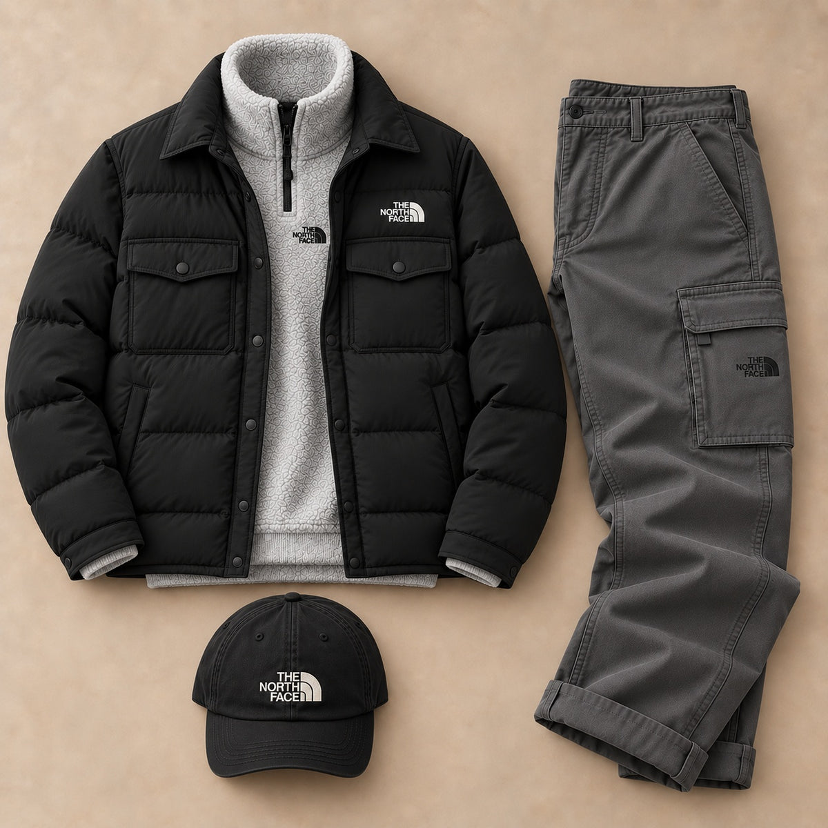North Face Winter Overshirt 4-Piece Set