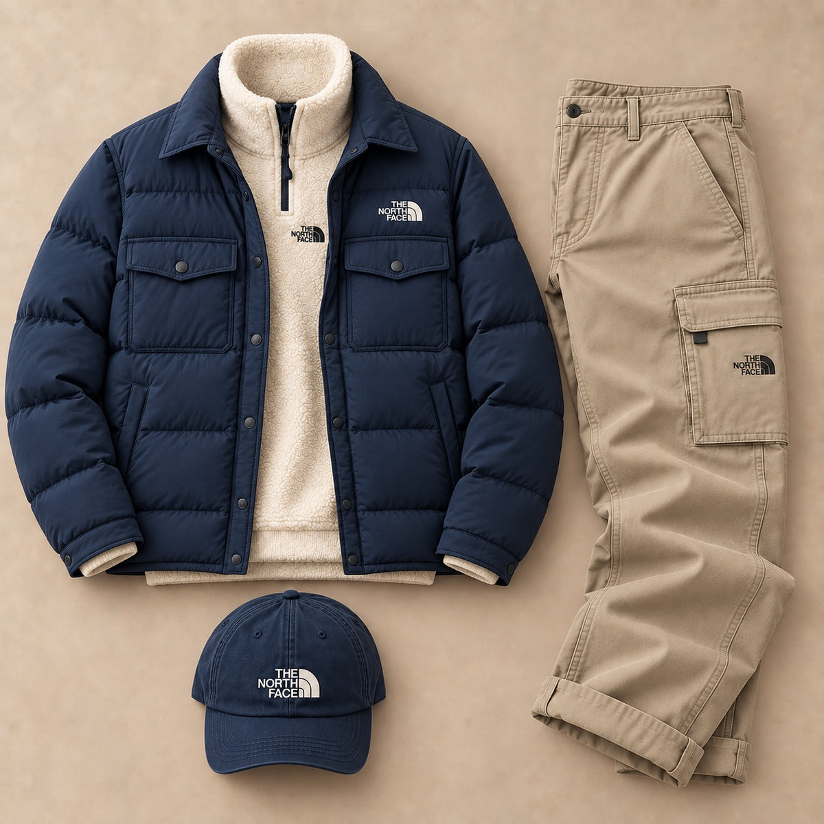 North Face Winter Overshirt 4-Piece Set