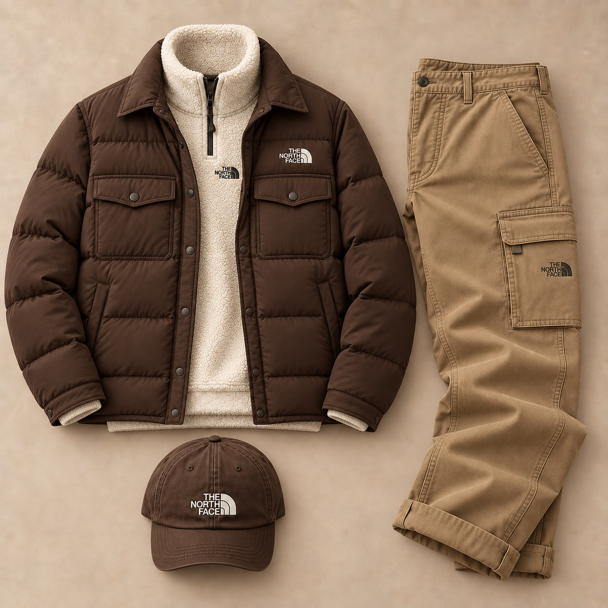 North Face Winter Overshirt 4-Piece Set