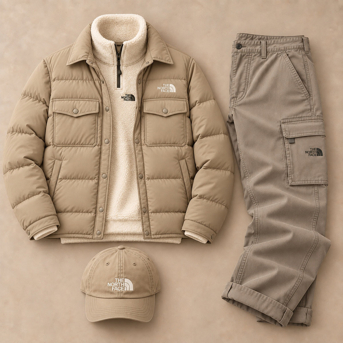 North Face Winter Overshirt 4-Piece Set