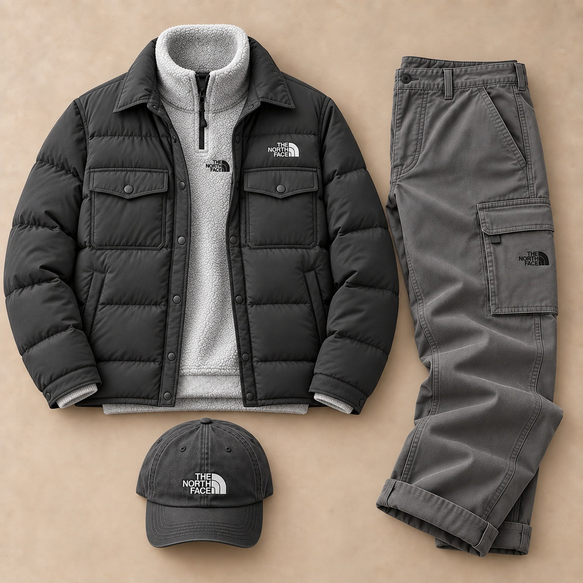 North Face Winter Overshirt 4-Piece Set