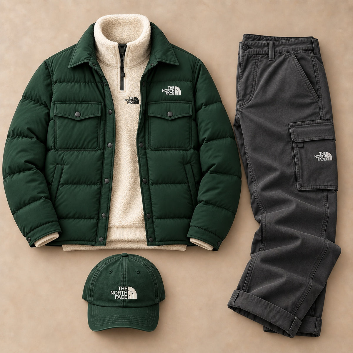 North Face Winter Overshirt 4-Piece Set