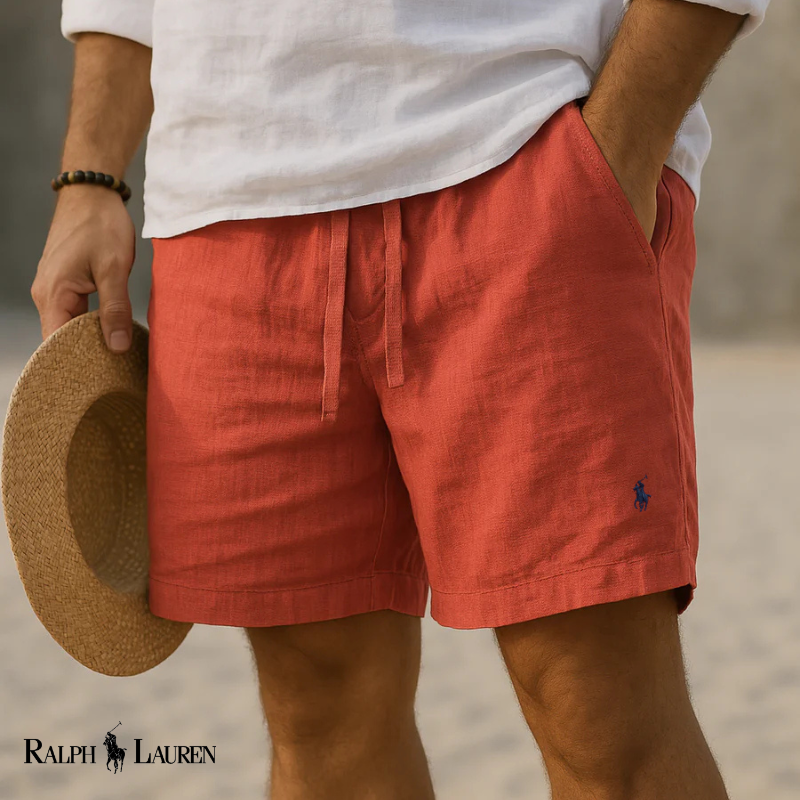 R L | Heritage Linen Capri Shorts