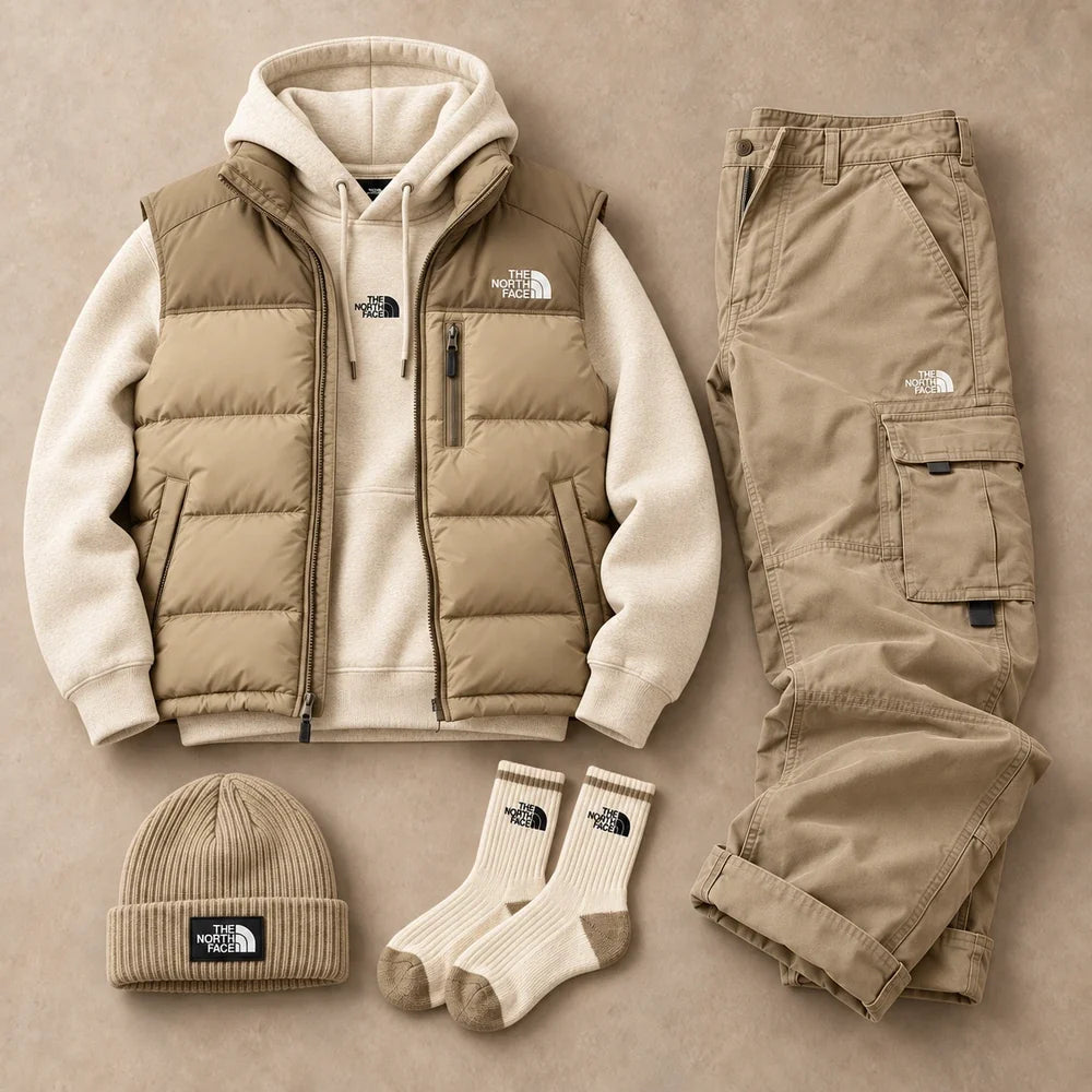 Casual Windproof Down Set