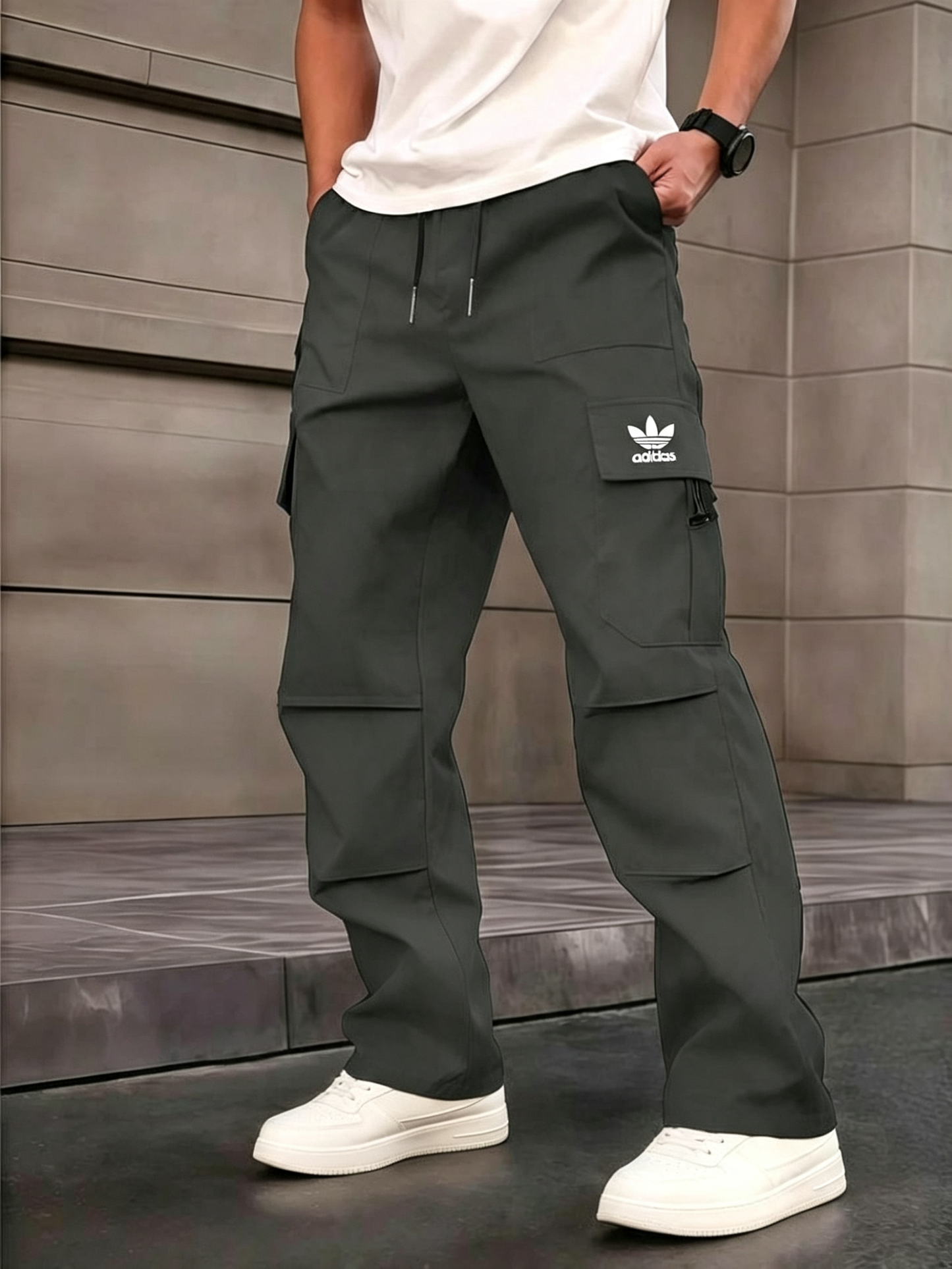 AD® Men’s Cargo Pants For All-Season Daily Wear | Straight-Leg |Multicolor Pocket