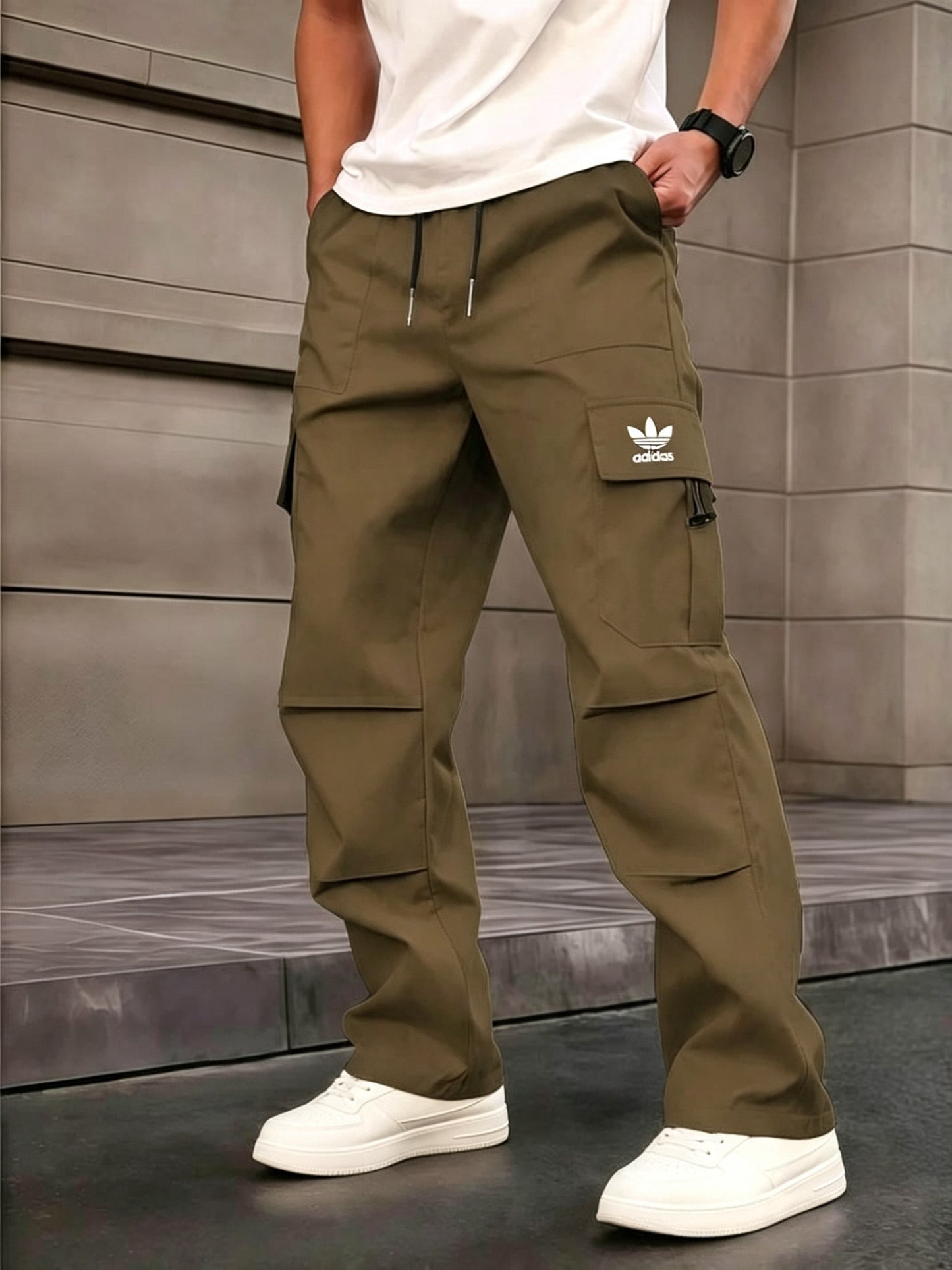 AD® Men’s Cargo Pants For All-Season Daily Wear | Straight-Leg |Multicolor Pocket